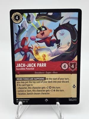 ✨ Disney Lorcana Wilds Unknown Incredibles 12 Card Lot 🔥 2 Cold Foils! - Thumbnail 2