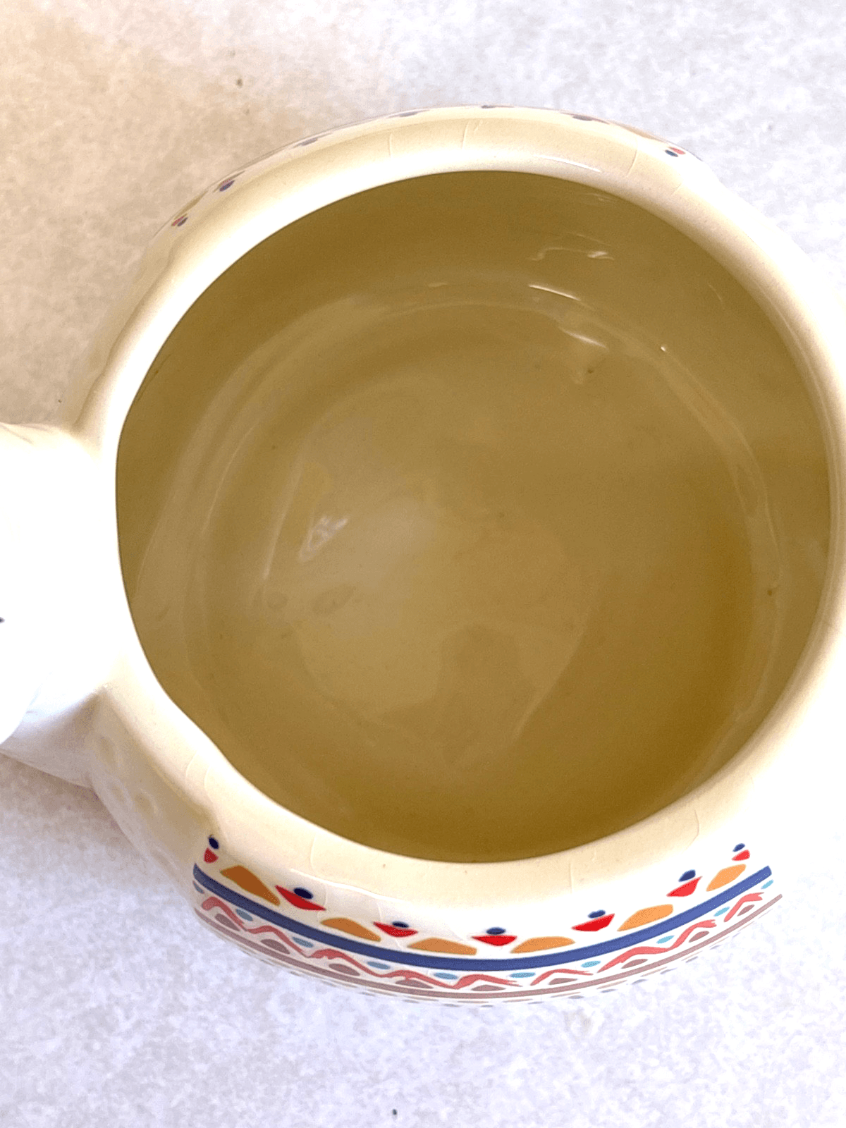 Dave & Buster's 16oz Hand-Painted Ceramic Mug – Alpaca Llama Folk Art by Lucky G - Thumbnail 5