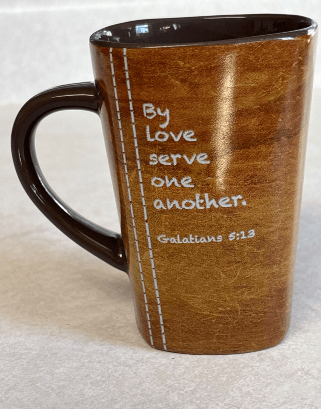CTA Inc 2014 Built To Serve Galatians 5:13 Brown Christian Coffee Mug Ceramic - Thumbnail 5