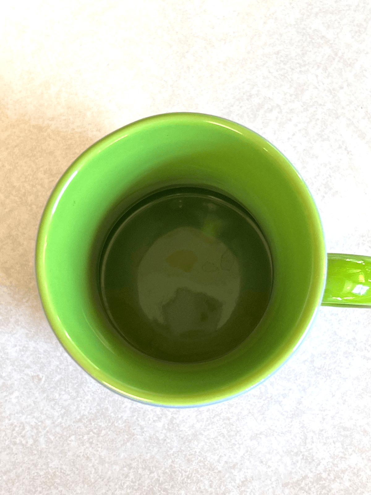 Colorful Bubble Letter Ceramic Mug Blue Green Polka Dot Coffee Cup Unbranded - Thumbnail 6