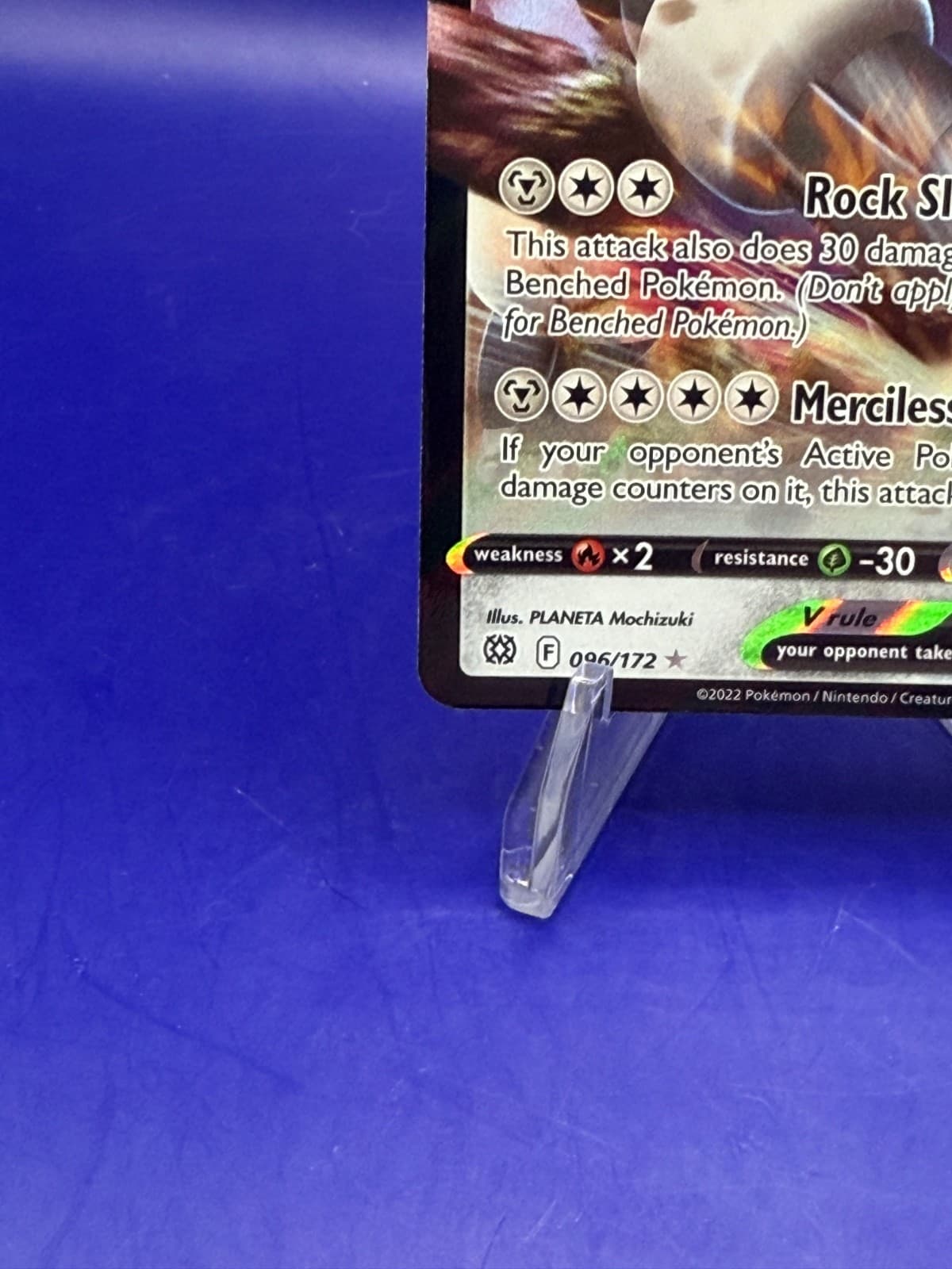 Aggron V 096/172 Brilliant Stars Ultra Rare NM Pokemon TCG - Thumbnail 6