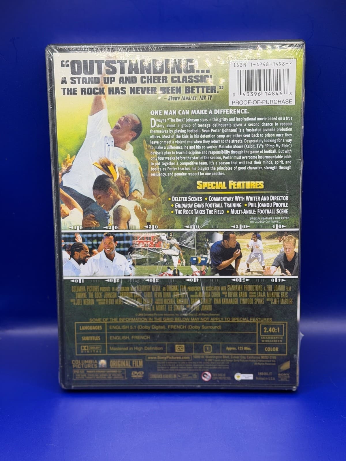 Gridiron Gang (DVD, 2006) Movie Disc - Thumbnail 2