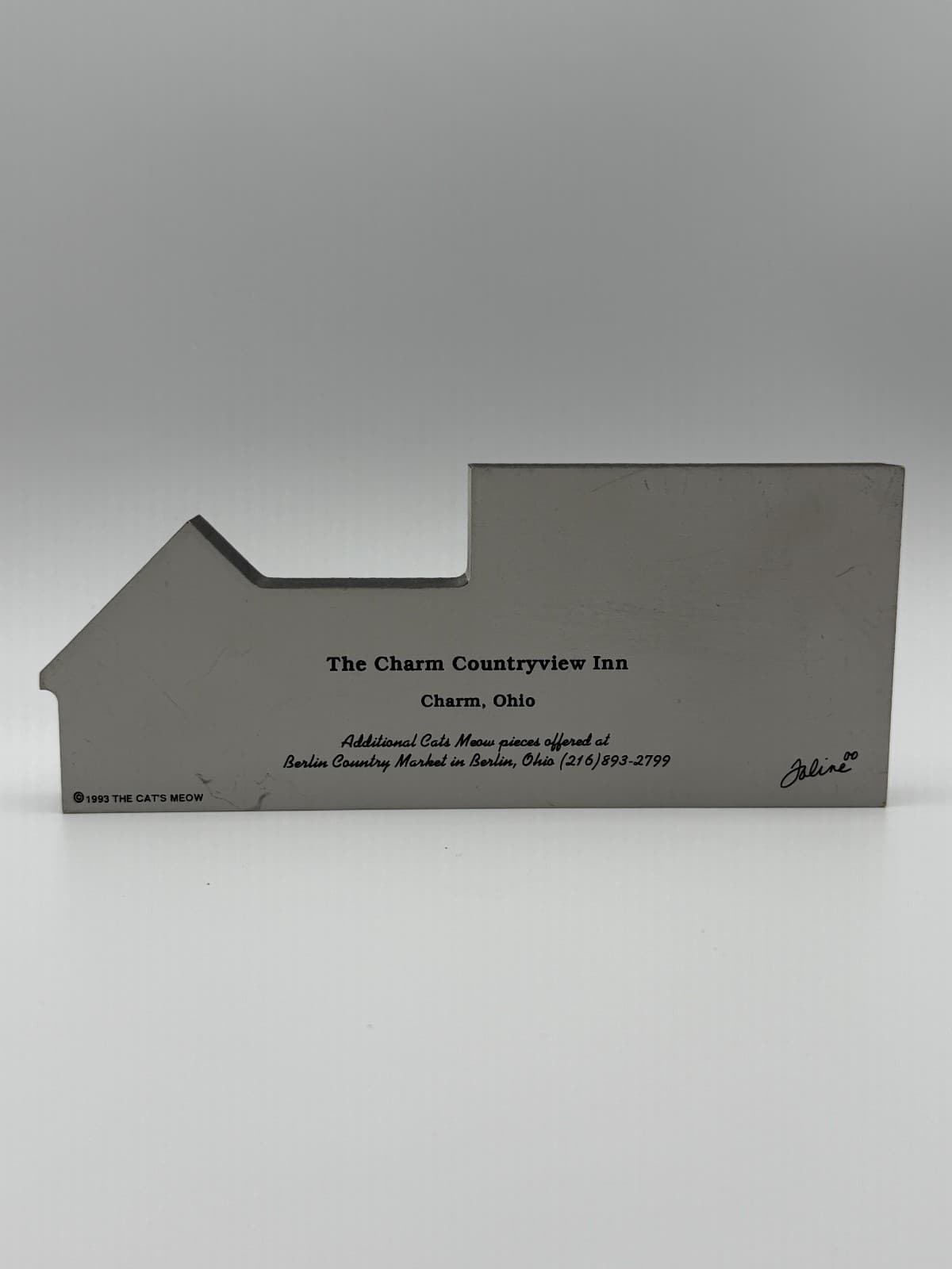 Charm Countryview Inn Ohio Amish Country Wooden Shelf Sitter Sign - Thumbnail 2