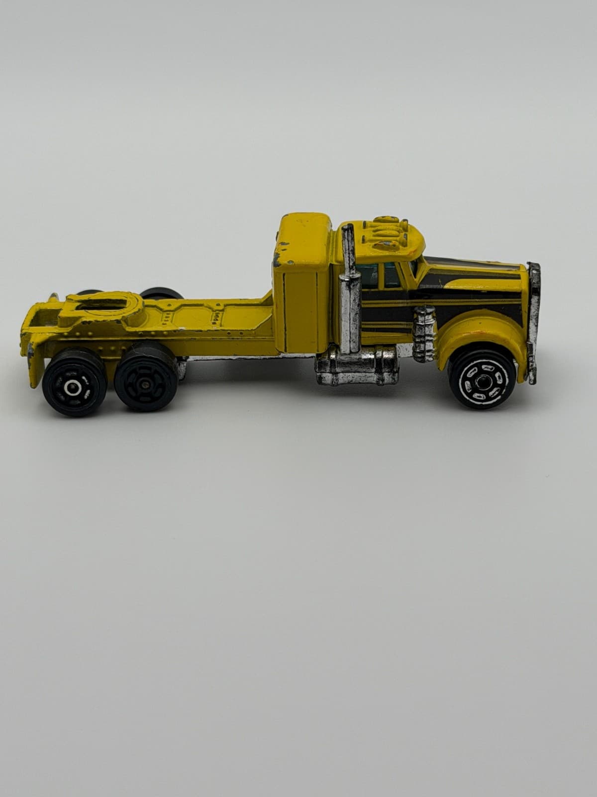 Vintage Diecast Semi Truck Lot Yatming Kenworth Red Yellow Hong Kong - Thumbnail 7
