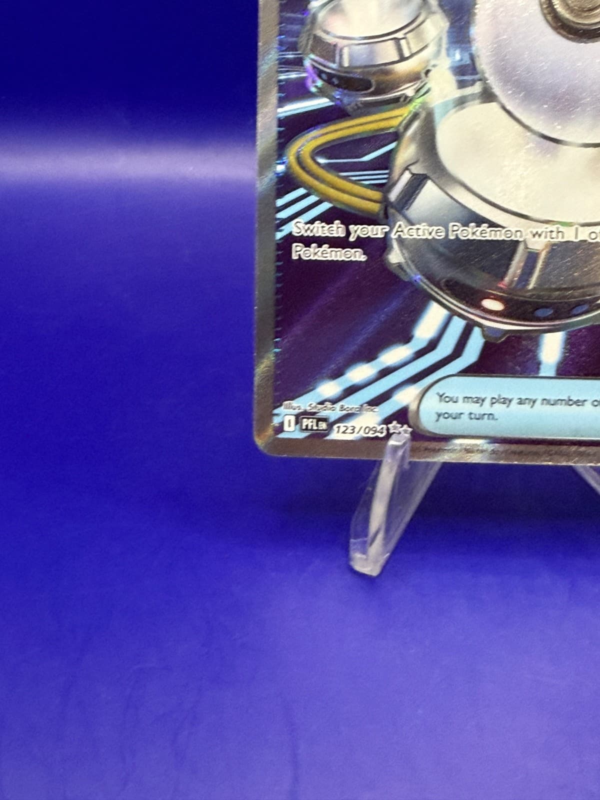 Pokemon TCG Switch 123/094 Ultra Rare Full Art Phantasmal Flames Tested - Thumbnail 6