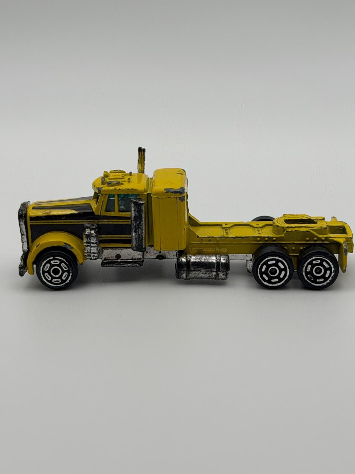 Vintage Diecast Semi Truck Lot Yatming Kenworth Red Yellow Hong Kong - Thumbnail 6