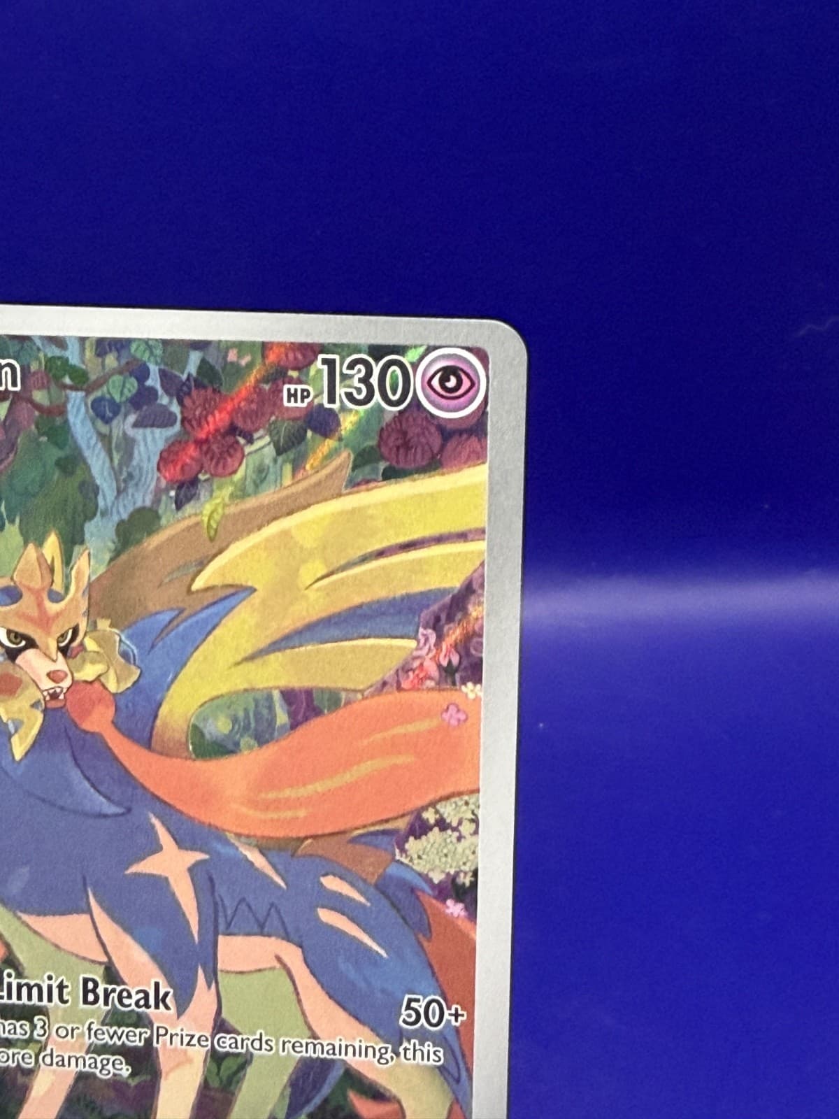 Pokemon TCG Zacian 100/094 Illustration Rare IR ME02 Phantasmal Flames - Thumbnail 4