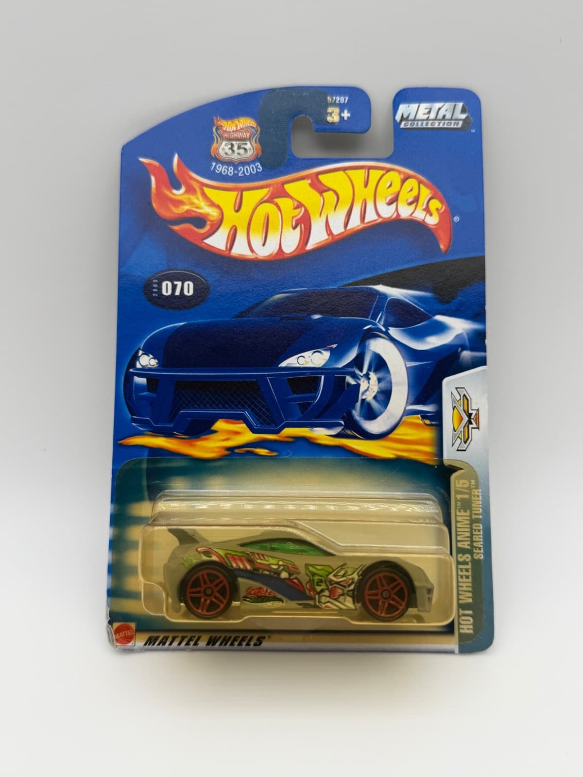 Hot Wheels 2003 Seared Tuner Anime Series 1/5 #070 Gray Carded