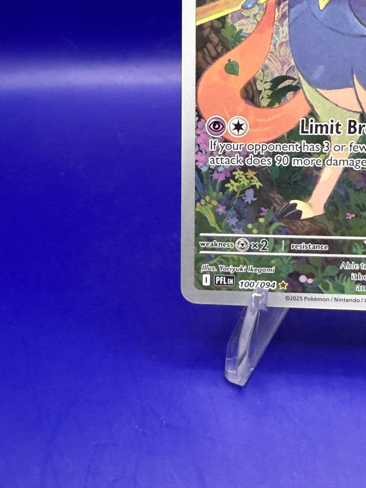 Pokemon TCG Zacian 100/094 Illustration Rare IR ME02 Phantasmal Flames - Thumbnail 6