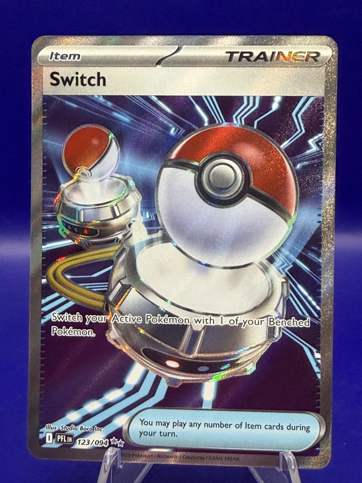 Pokemon TCG Switch 123/094 Ultra Rare Full Art Phantasmal Flames Tested