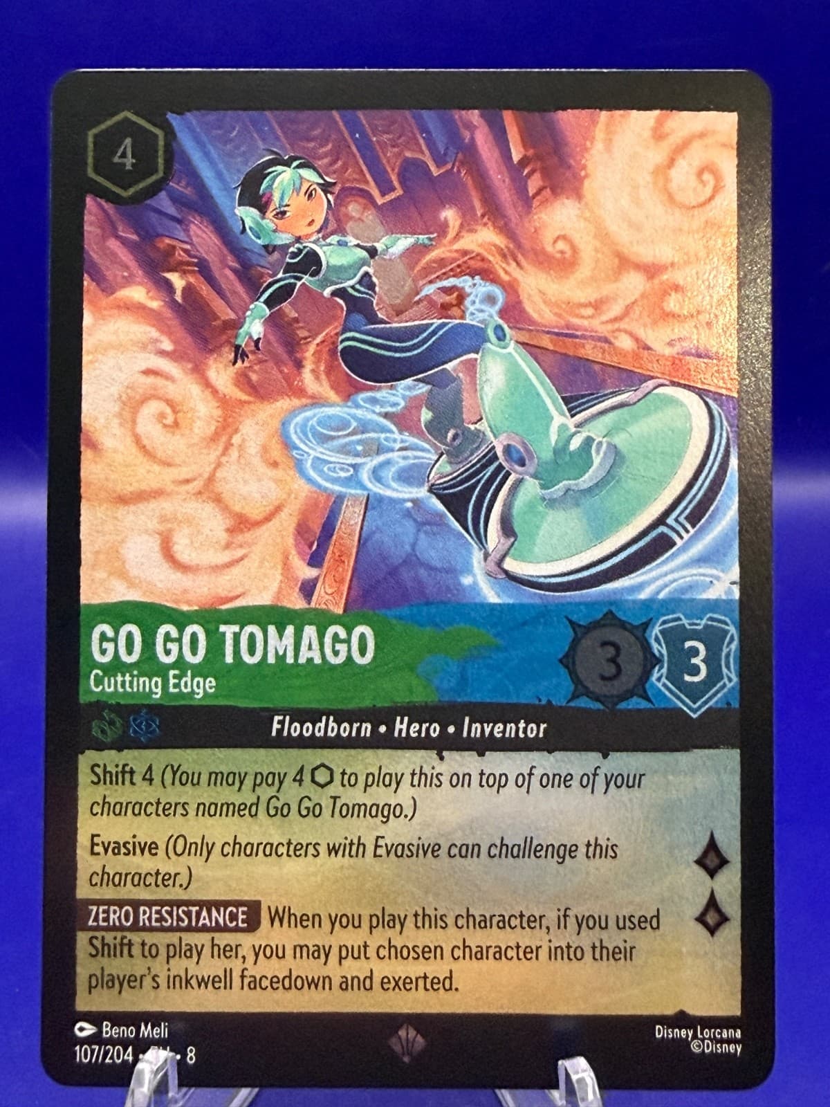 Go Go Tomago - Cutting Edge 107/204 Reign of Jafar Cold Foil