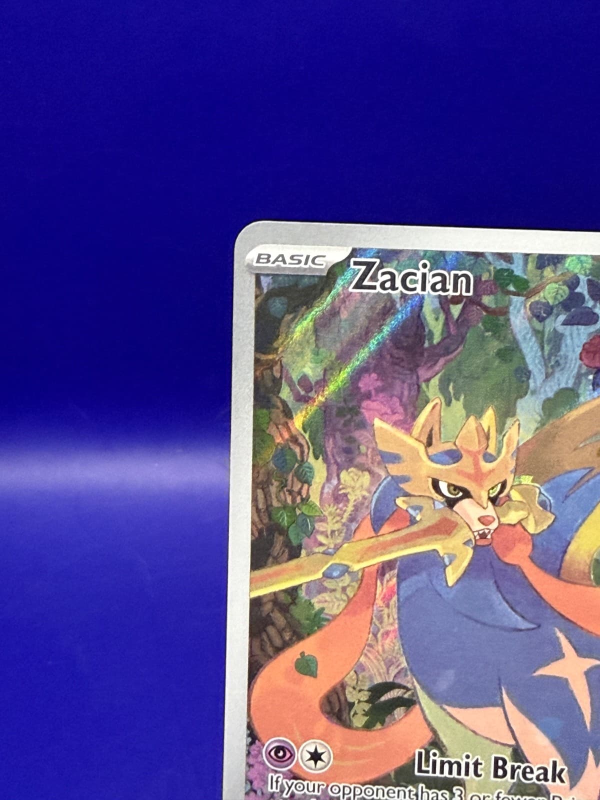 Pokemon TCG Zacian 100/094 Illustration Rare IR ME02 Phantasmal Flames - Thumbnail 3