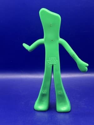 Vintage Prema Toy Gumby Figure 5 1/2 inch Green bendable - Thumbnail 3