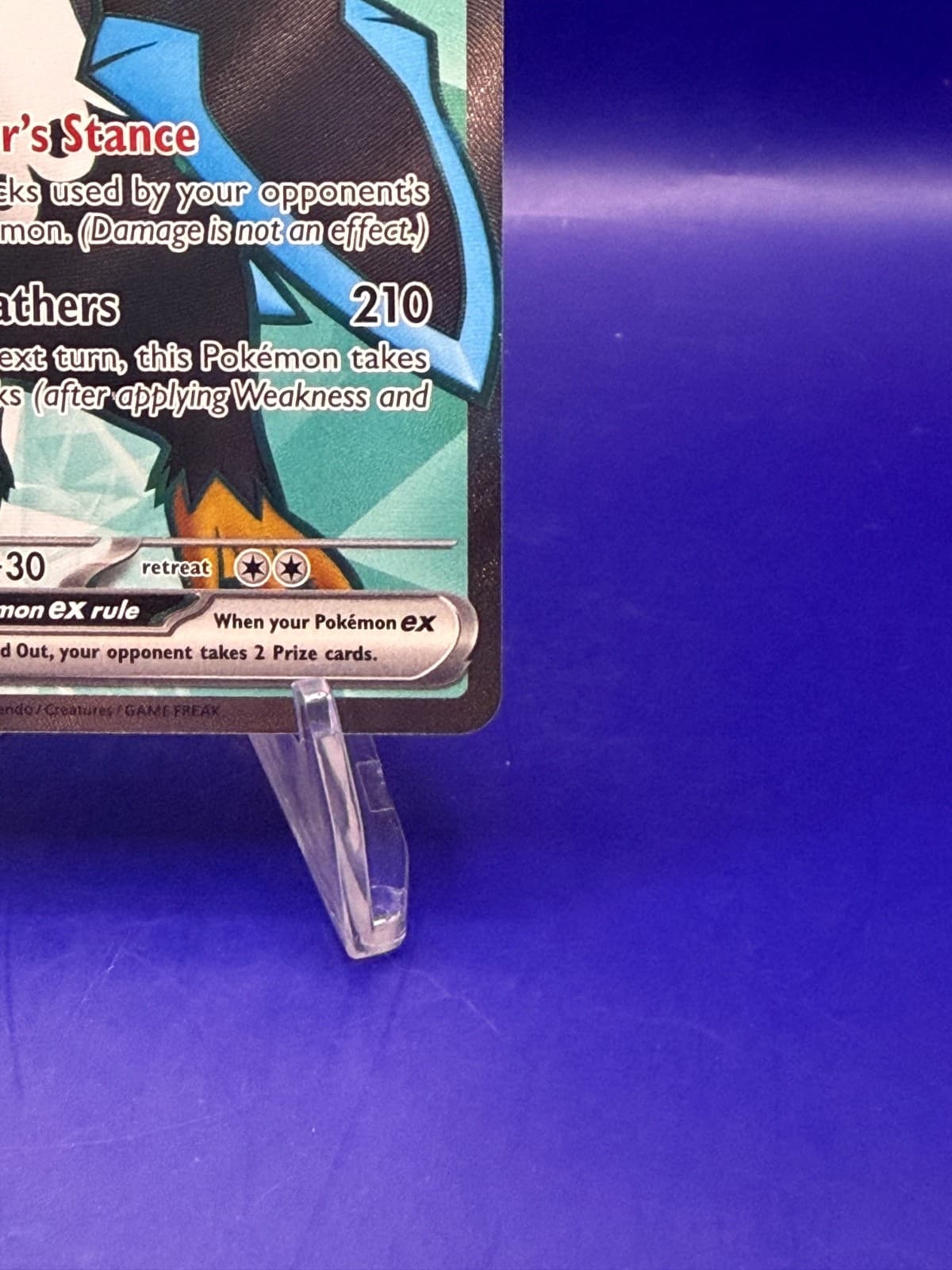 Pokemon TCG Empoleon ex 114/094 Ultra Rare Full Art Phantasmal Flames - Thumbnail 5