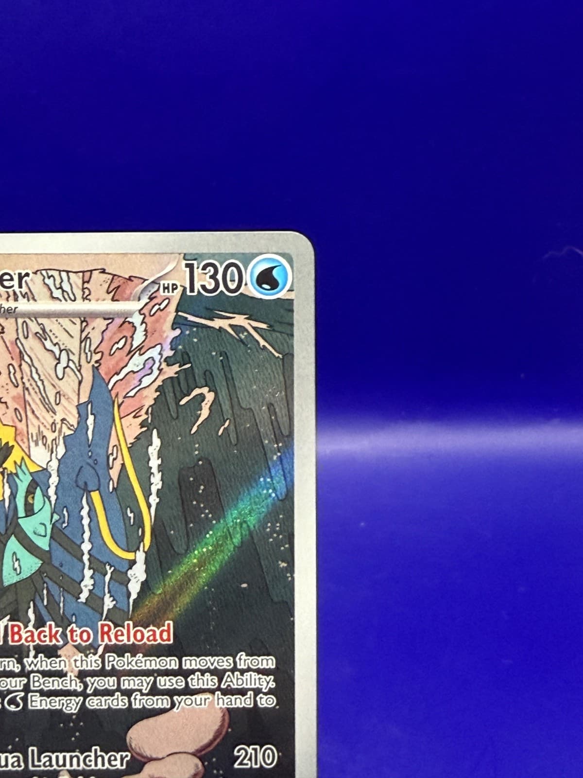 Pokemon TCG Clawitzer 141/132 Illustration Rare IR ME01 Mega Evolution - Thumbnail 4