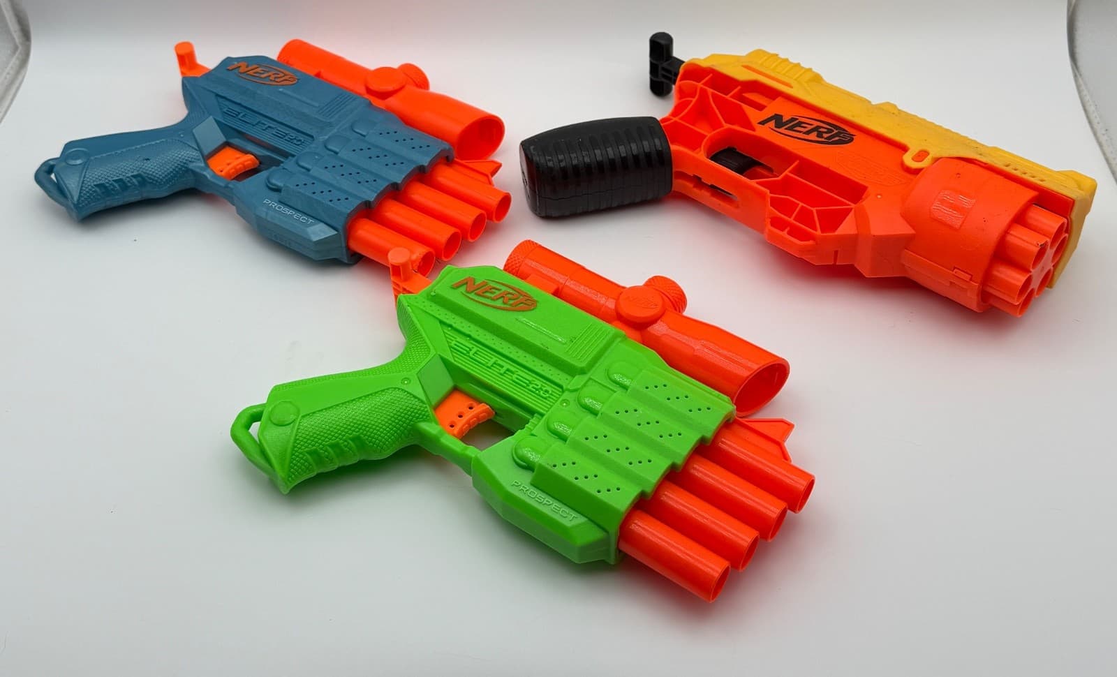Nerf Blaster Lot 3 Tested Works Cobra RC-6 Prospect QS-4 Hasbro