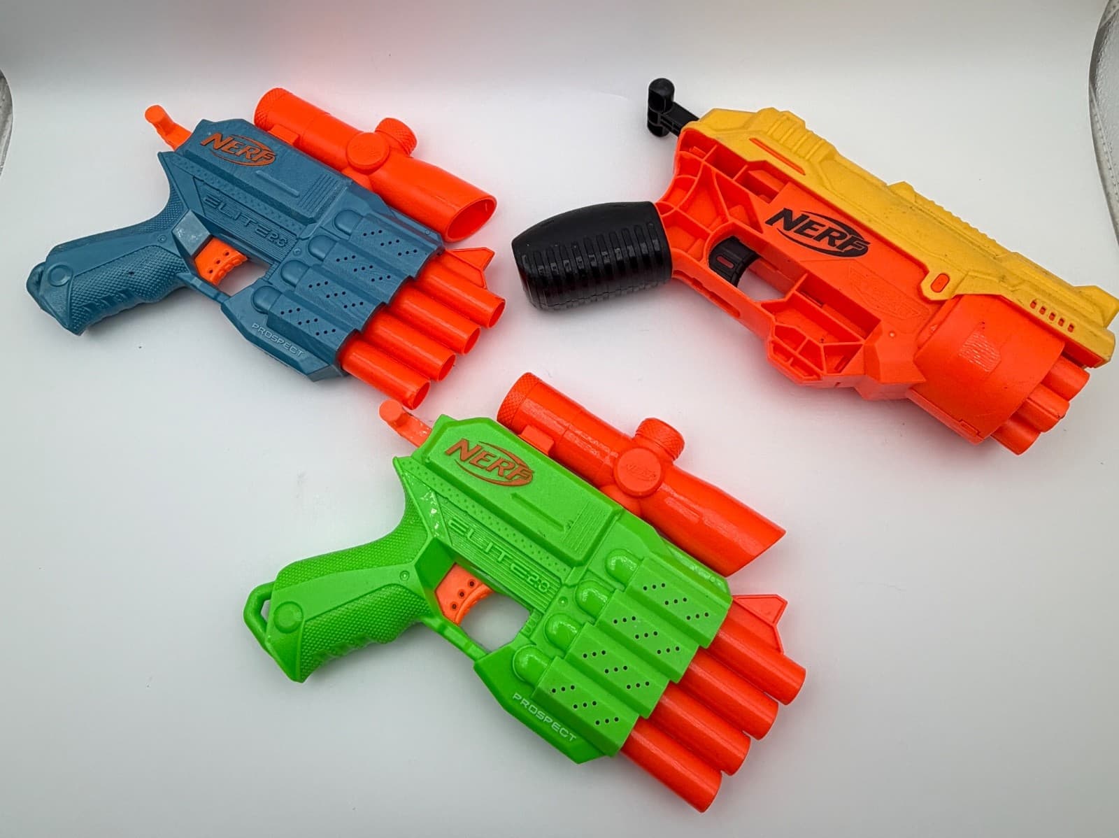 Nerf Blaster Lot 3 Tested Works Cobra RC-6 Prospect QS-4 Hasbro - Thumbnail 2
