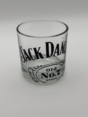 Jack Daniels Old No. 7 Tennessee Portrait Rocks Drinking Glass New-Whiskey-drink - Thumbnail 2