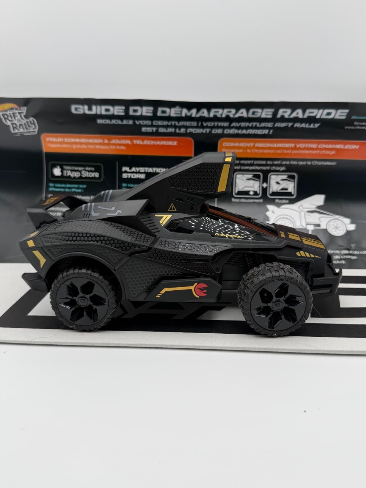 Hot Wheels Rift Rally Chameleon RC Set Gates Complete - No Exclusive Car
