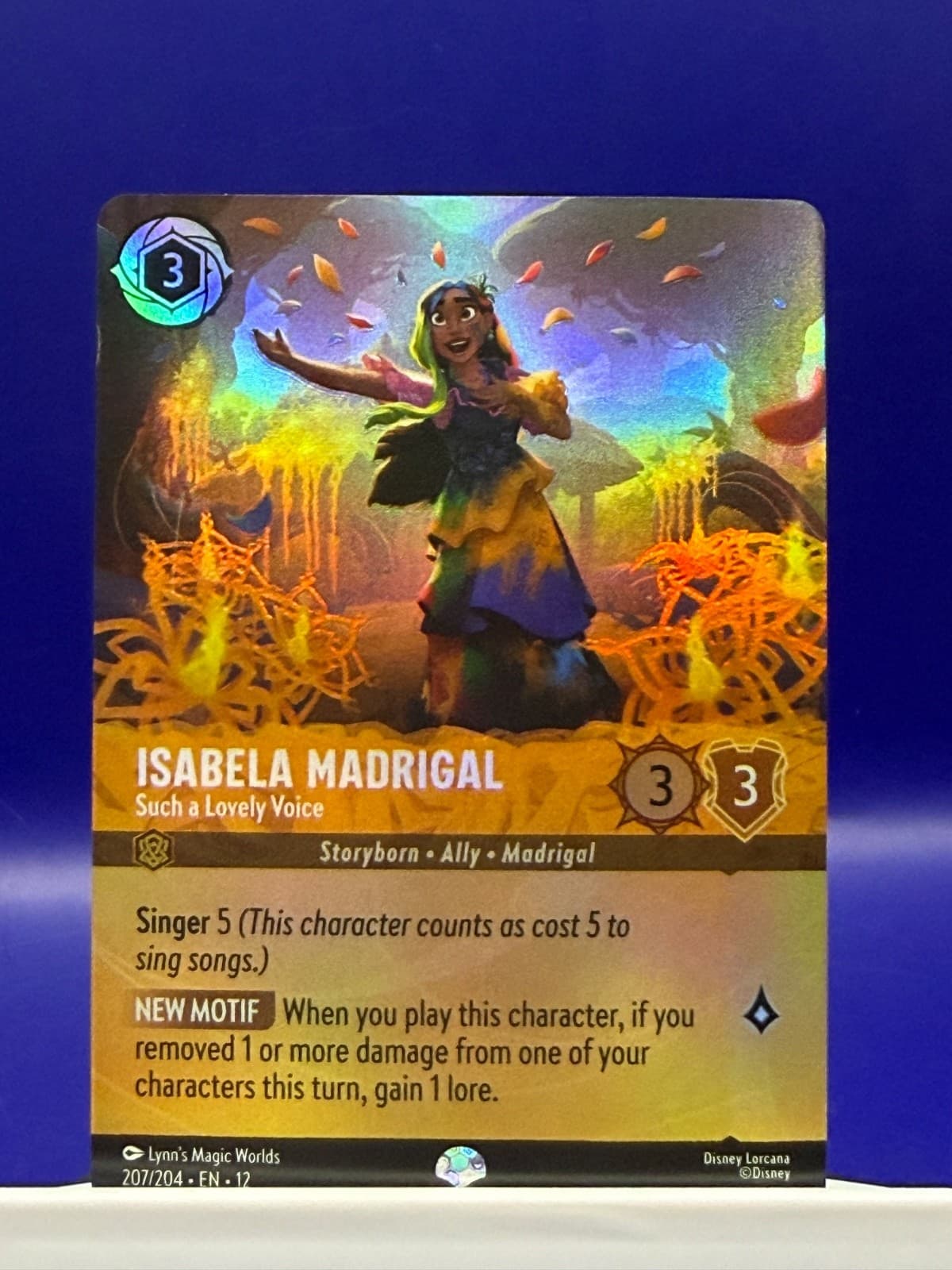 Isabela Madrigal - Such a Lovely Voice (Epic) 207/204 Wilds Unknown Holo