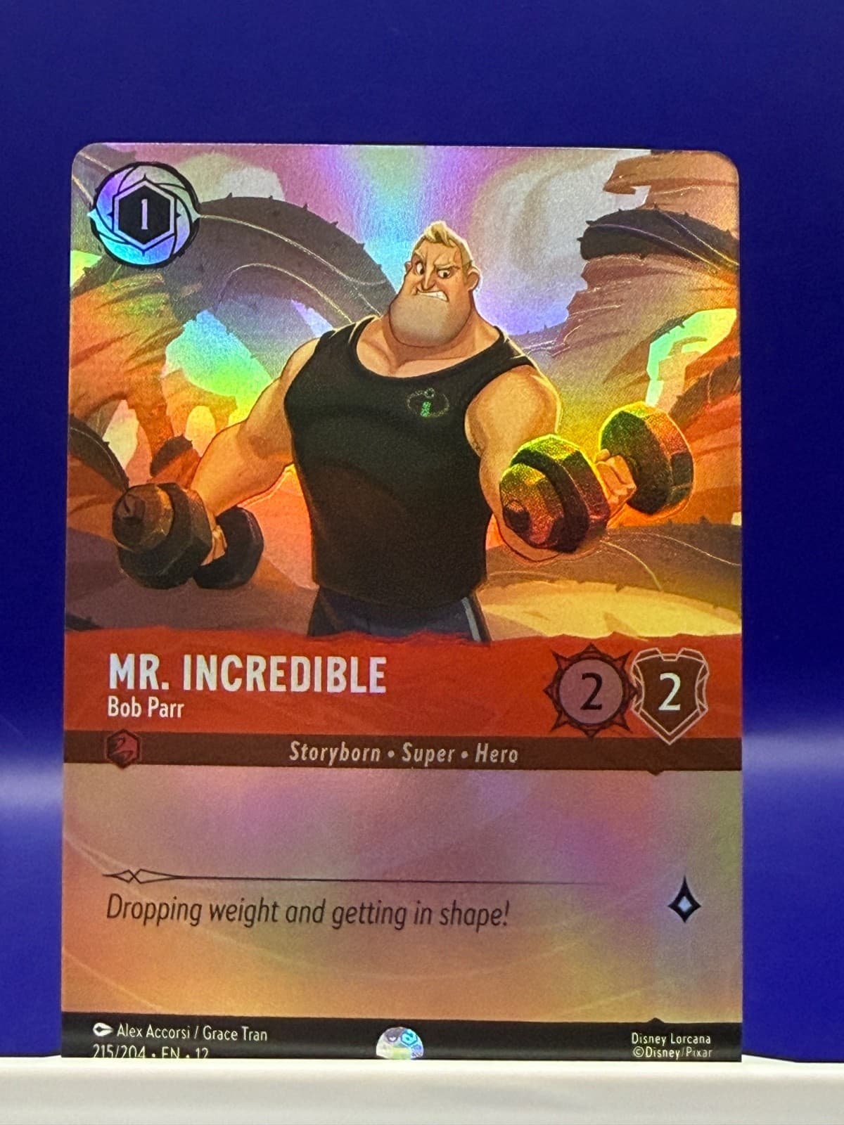 Mr. Incredible - Bob Parr (Epic) 215/204 Wilds Unknown Holo