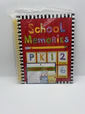 School Days Photo Album Pre k- 6th Grade Keepsake Childhood Memories Gift