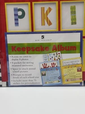 School Days Photo Album Pre k- 6th Grade Keepsake Childhood Memories Gift - Thumbnail 3
