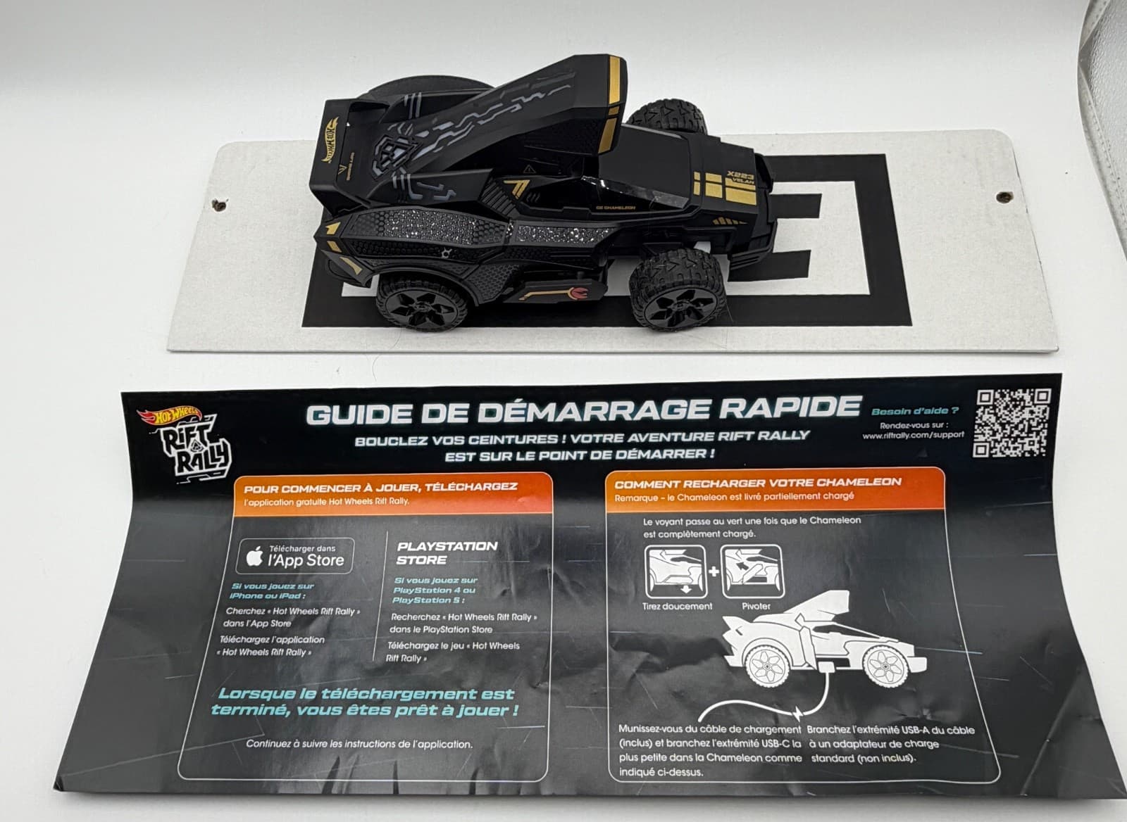 Hot Wheels Rift Rally Chameleon RC Set Gates Complete - No Exclusive Car - Thumbnail 2