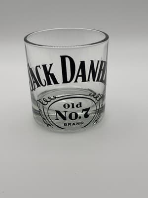 Jack Daniels Old No. 7 Tennessee Portrait Rocks Drinking Glass New-Whiskey-drink - Thumbnail 3