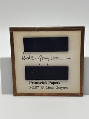 LINDA GRAYSON PRINTWICK PAPERS “The Most Beautiful Things” M107 Appears Signed - Thumbnail 4