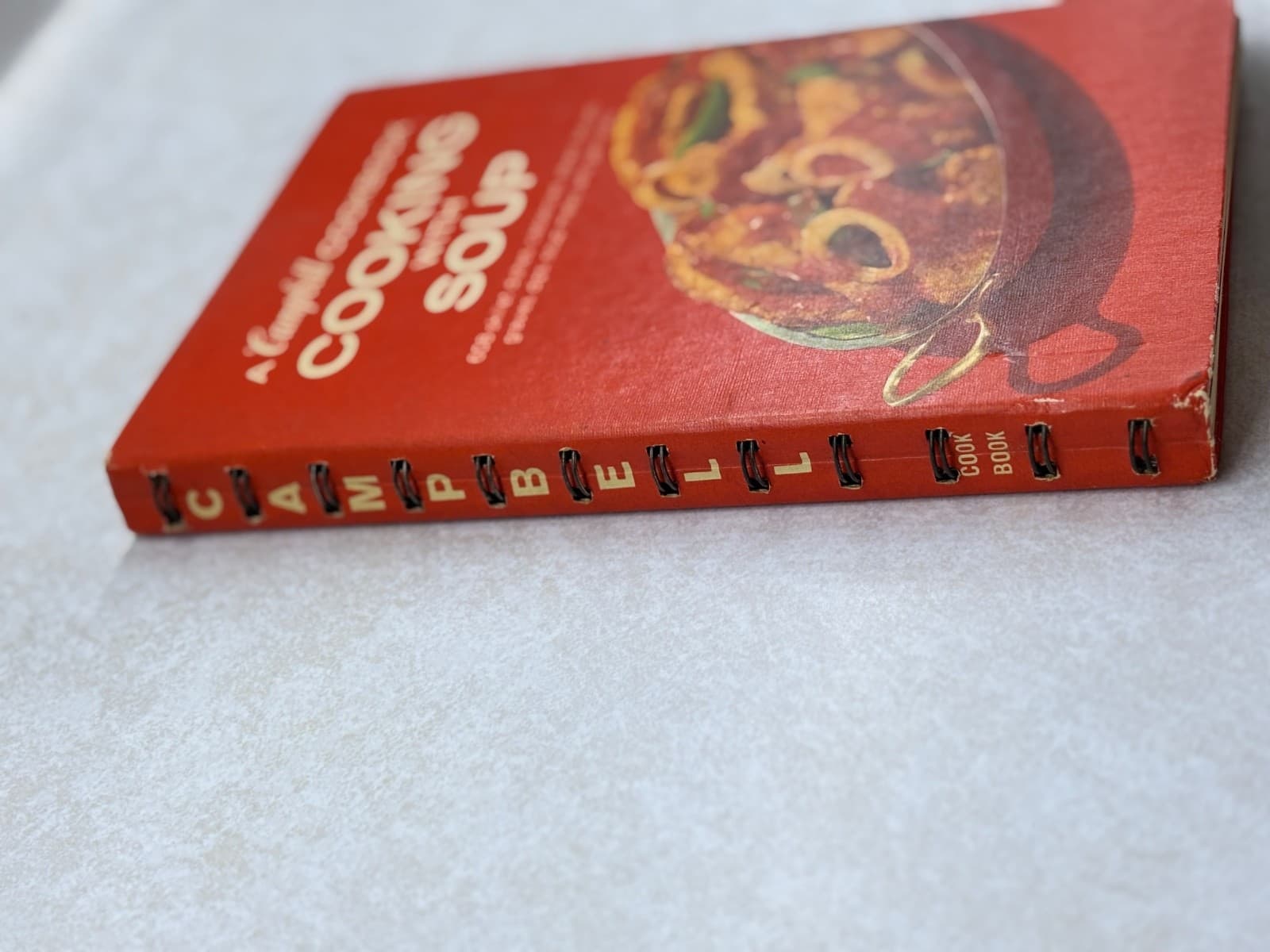 Vintage Campbell Cookbook Cooking With Soup Recipes Ring Bound Spiral HC 1970 - Thumbnail 4