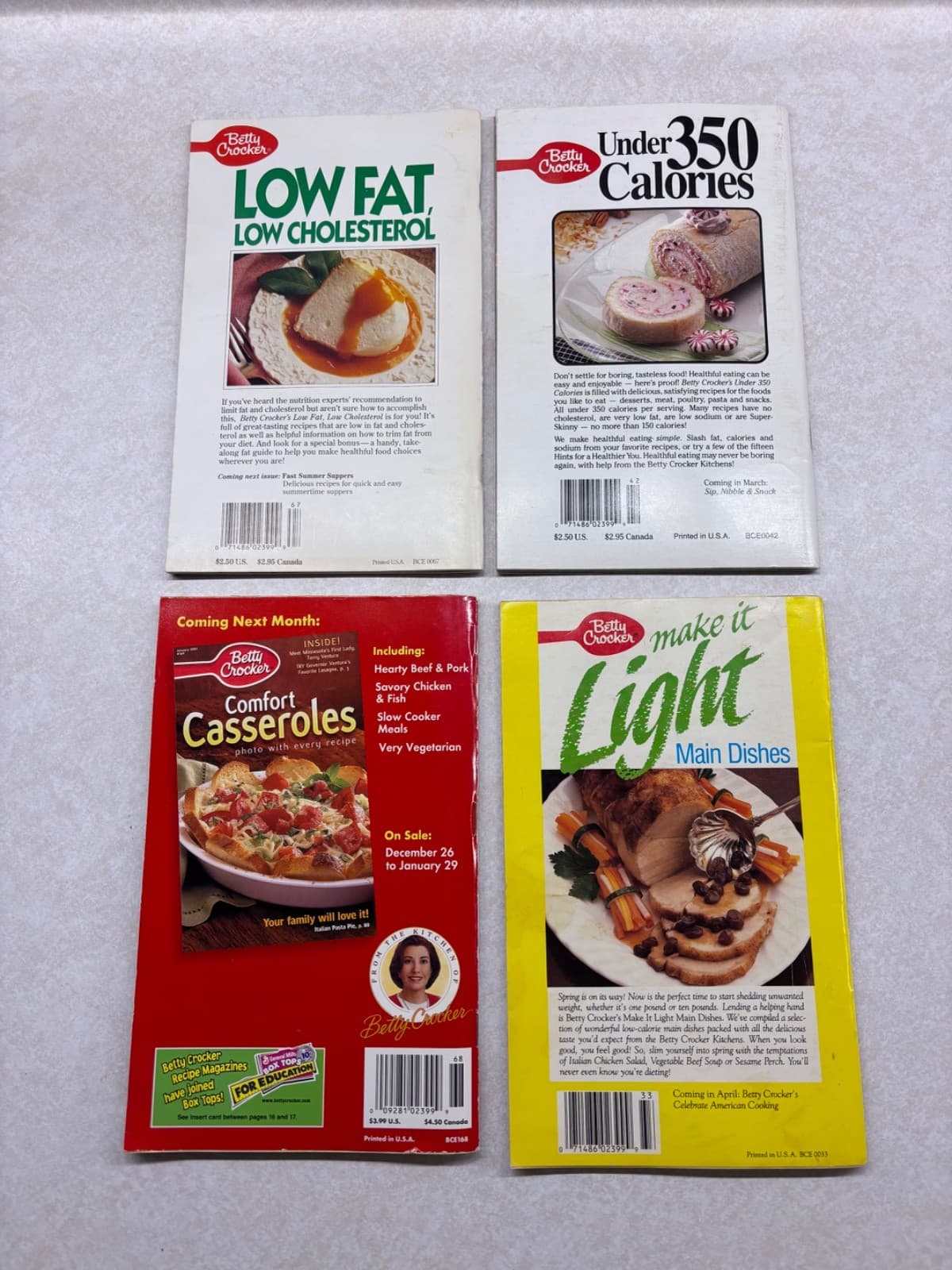 Betty Crocker Recipe Magazine Lot 4 Under 350 Calories Holiday Appetizers NM - Thumbnail 6