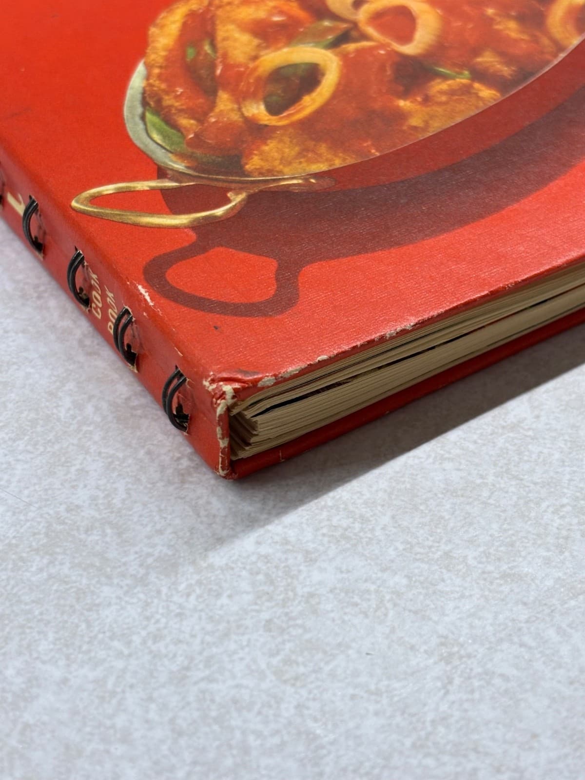 Vintage Campbell Cookbook Cooking With Soup Recipes Ring Bound Spiral HC 1970 - Thumbnail 3