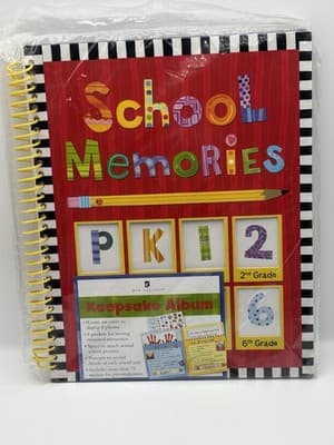 School Days Photo Album Pre k- 6th Grade Keepsake Childhood Memories Gift - Thumbnail 2