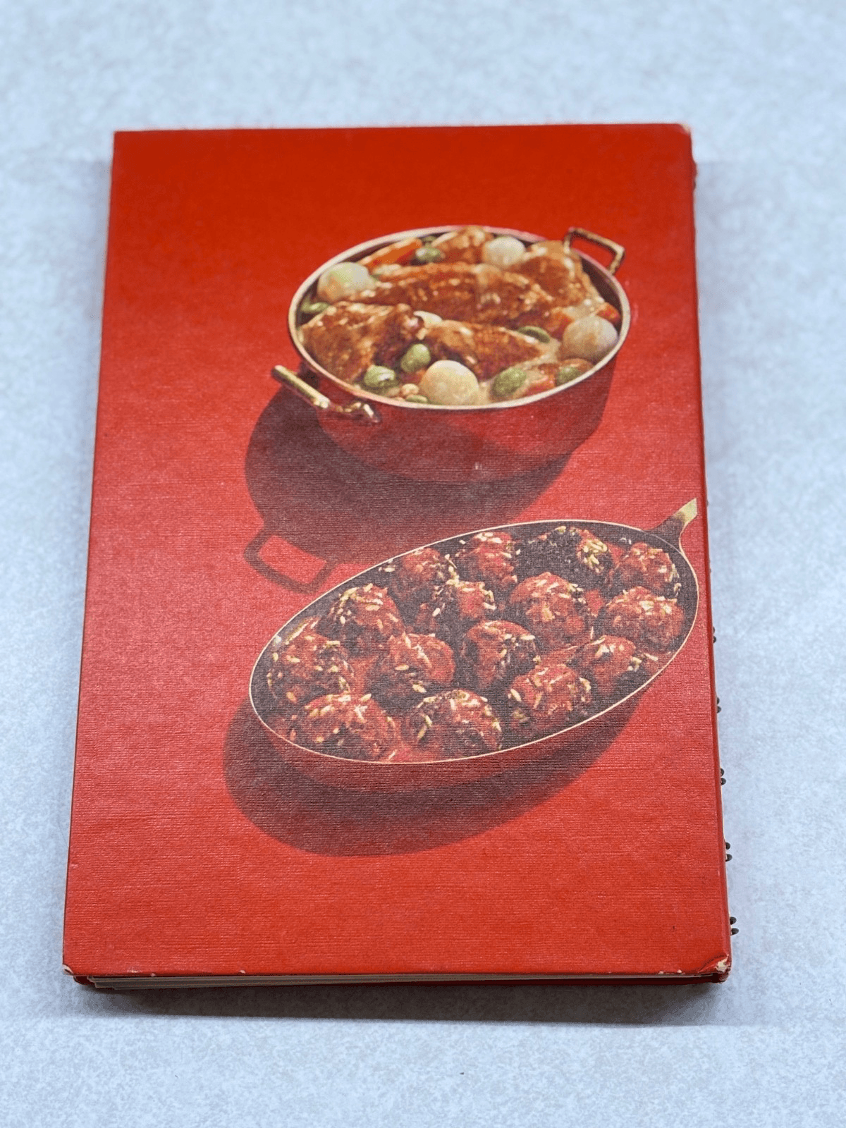Vintage Campbell Cookbook Cooking With Soup Recipes Ring Bound Spiral HC 1970 - Thumbnail 2