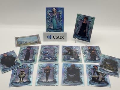 2025 Topps Disney Wonder Frozen Card Lot Elsa Anna Kristoff Bruni Castle 13 - Thumbnail 2
