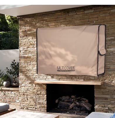 Durable Waterproof TV Cover for Outdoor Use, Fits 55-59 Inch Screens Securely
