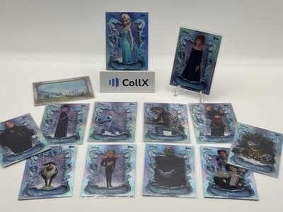 2025 Topps Disney Wonder Frozen Card Lot Elsa Anna Kristoff Bruni Castle 13