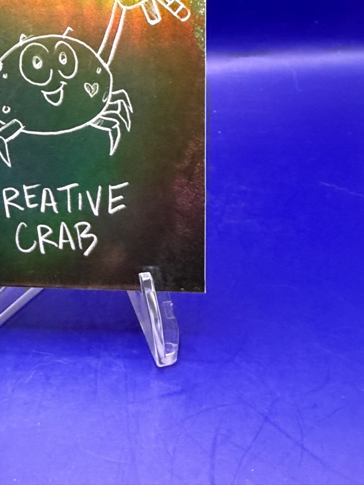 2026 Topps Chrome VeeFriends CREATIVE CRAB Chalkboard Refractor Insert #C-10 - Thumbnail 5