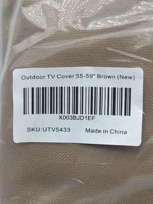 Durable Waterproof TV Cover for Outdoor Use, Fits 55-59 Inch Screens Securely - Thumbnail 9