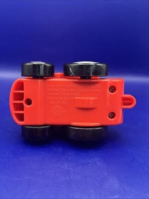 Vintage Tikes Choo Choo Zoo Train is a red plastic toy train Untested - Thumbnail 7