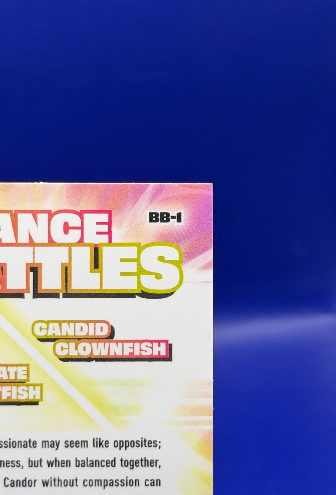2026 Topps Chrome VeeFriends Balance Battles BB-1 Clownfish Catfish - Thumbnail 8