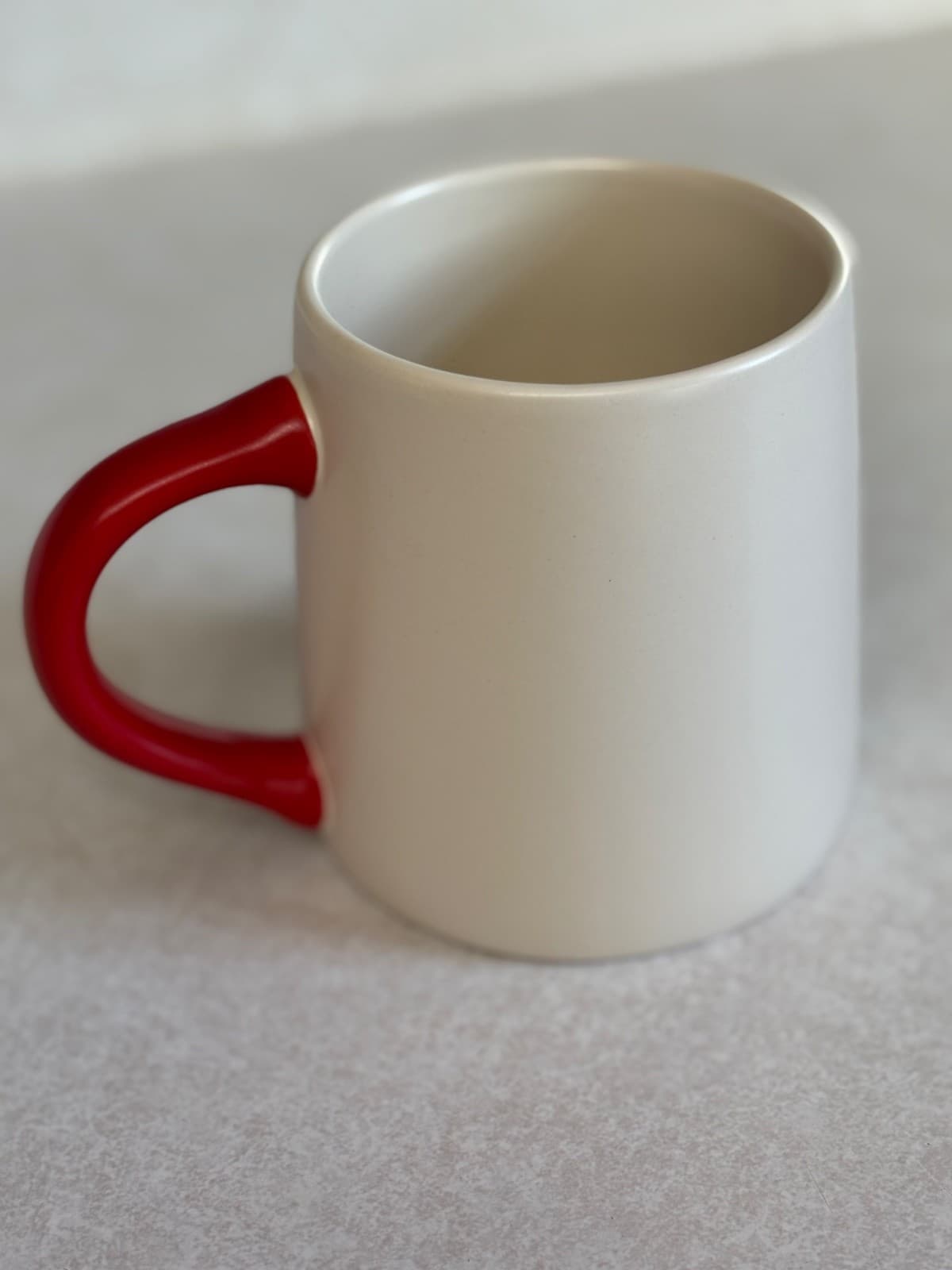 Fa La La La Christmas Coffee Mug Large 14 oz Holiday Cheer White Red Trim NM Cer - Thumbnail 5