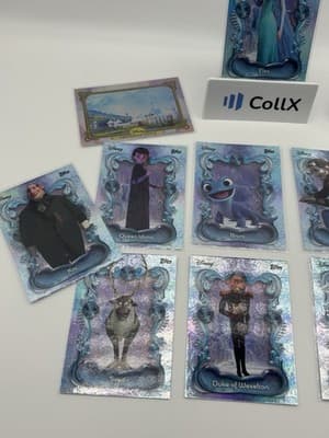 2025 Topps Disney Wonder Frozen Card Lot Elsa Anna Kristoff Bruni Castle 13 - Thumbnail 3