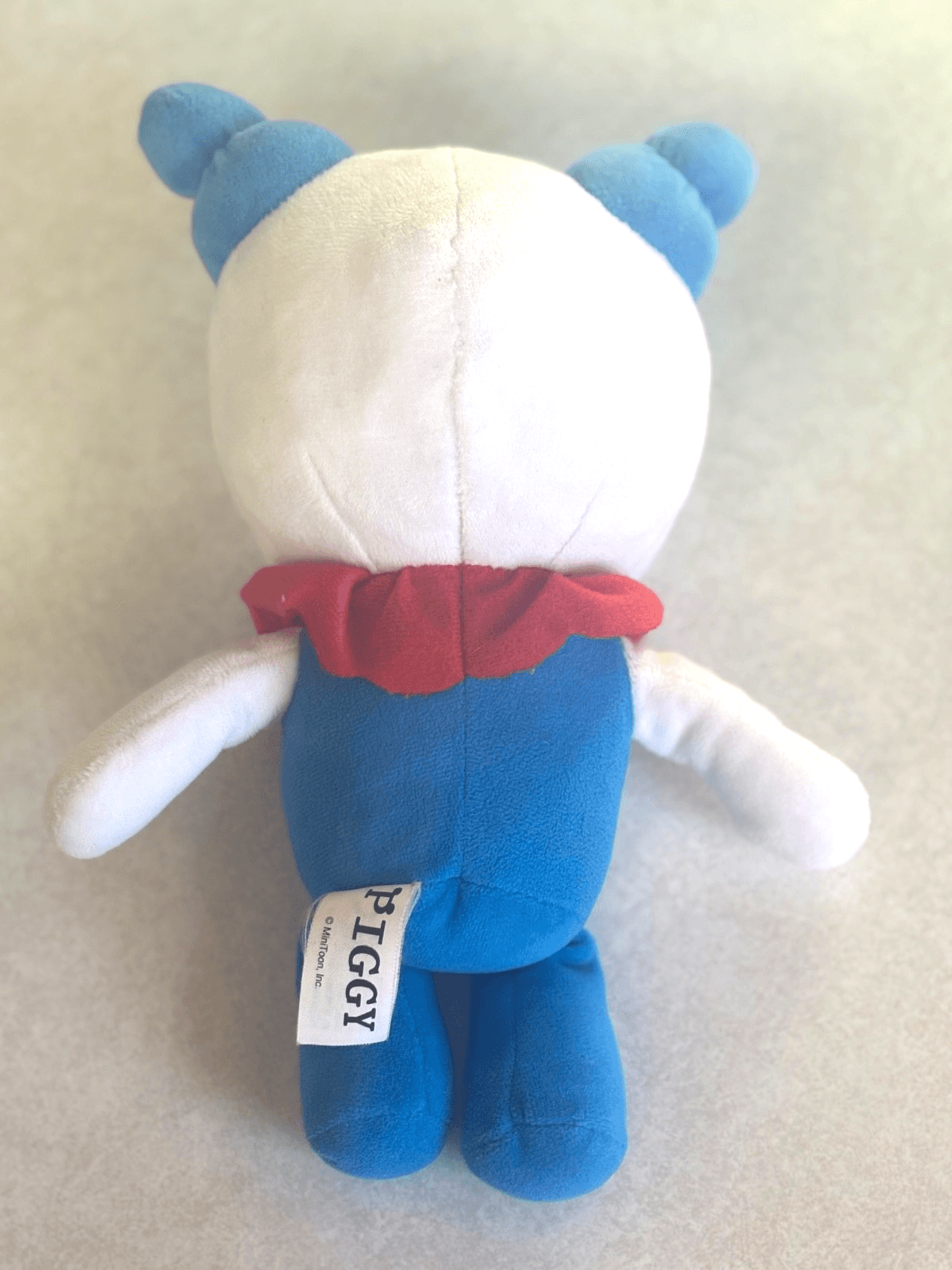 Piggy Roblox Clowny Plush 10 Inch White Blue Mini Toon Stuffed Animal Toy - Thumbnail 5