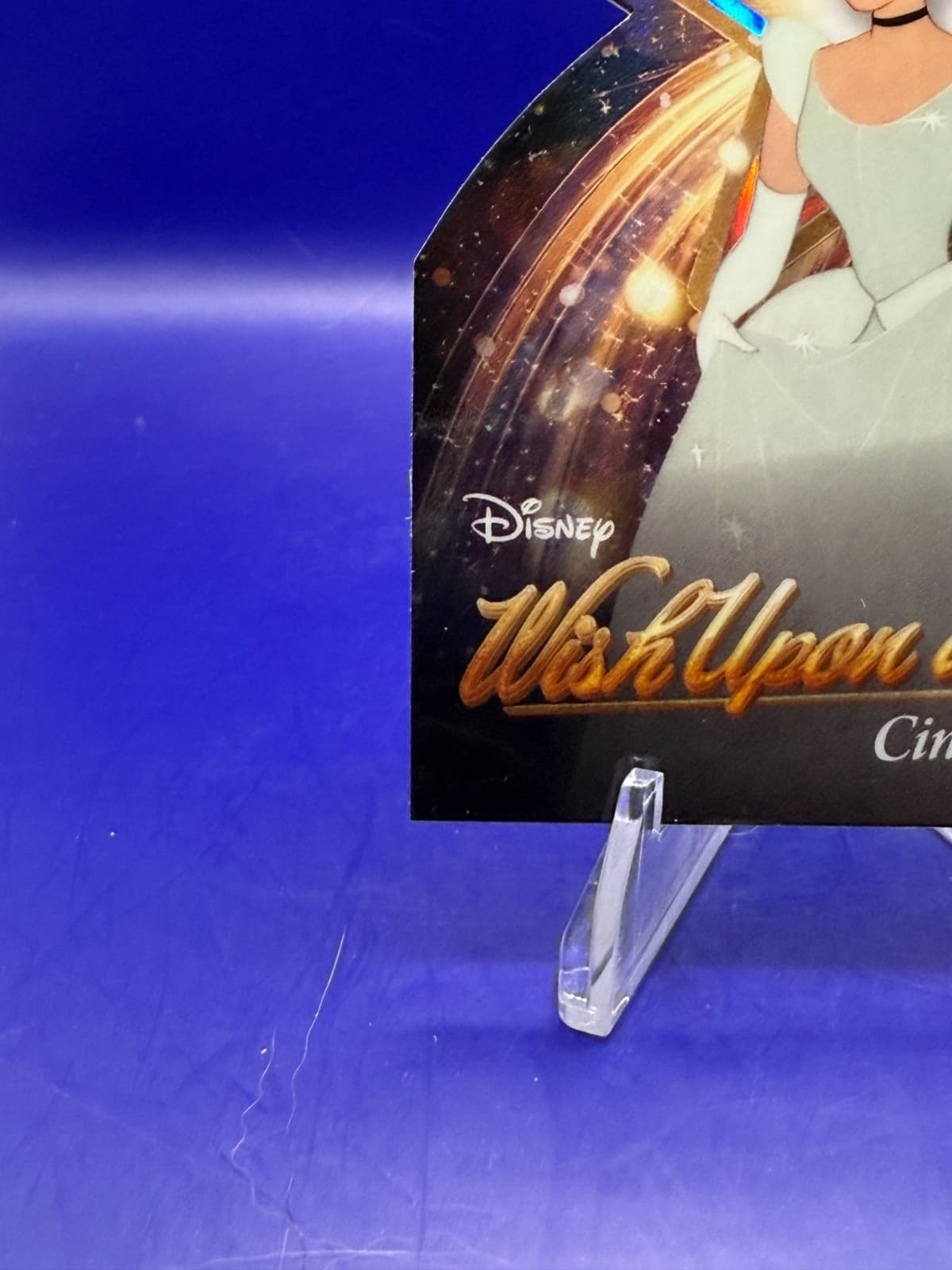 2025 Topps Disney Wonder Cinderella W-19 Wish Upon a Star Chrome Die-Cut - Thumbnail 3