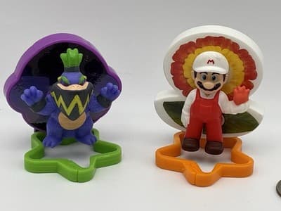 Super Mario Galaxy, movie McDonald s toys Mario wonder Bowser Junior DVD Movie D
