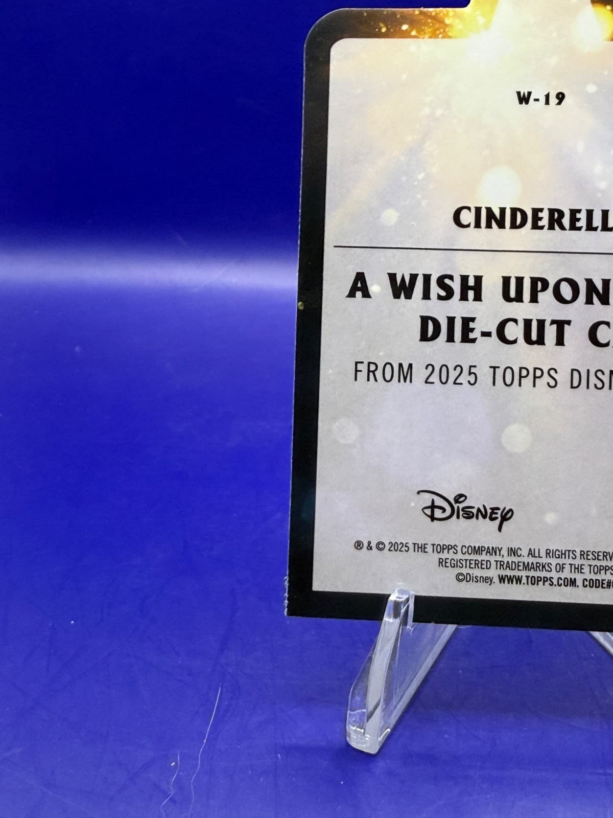 2025 Topps Disney Wonder Cinderella W-19 Wish Upon a Star Chrome Die-Cut - Thumbnail 7