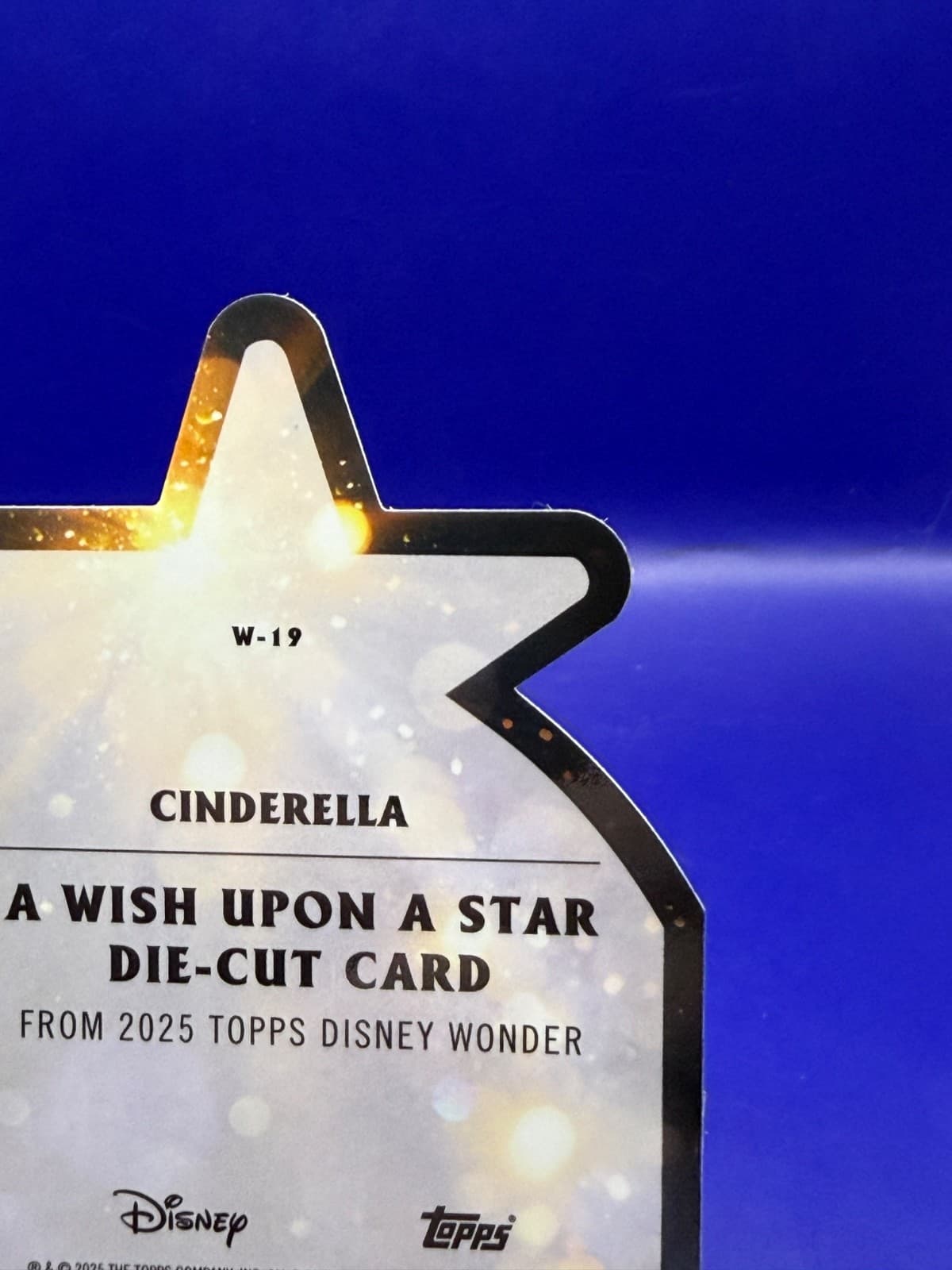 2025 Topps Disney Wonder Cinderella W-19 Wish Upon a Star Chrome Die-Cut - Thumbnail 9
