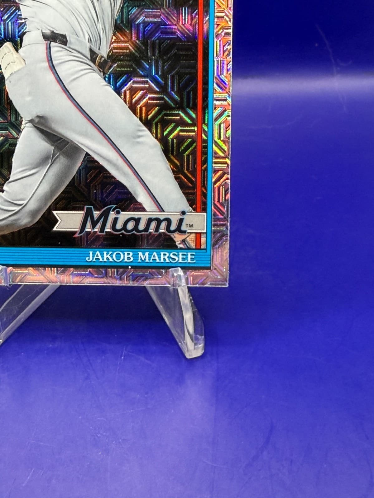 2026 Topps Series 2 Jakob Marsee RC #91C2-5 Silver Pack Mojo Marlins - Thumbnail 4